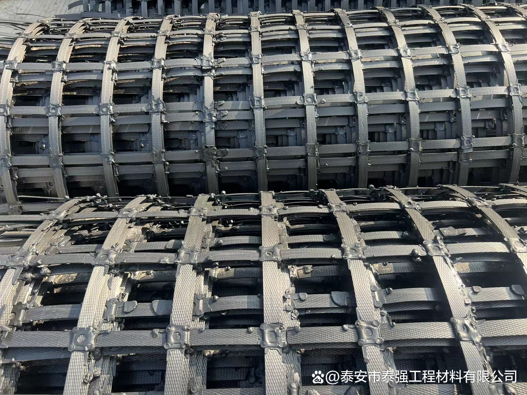 鋼塑土工格柵